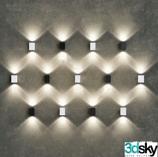 Wall lamp aisle lamp 3d model