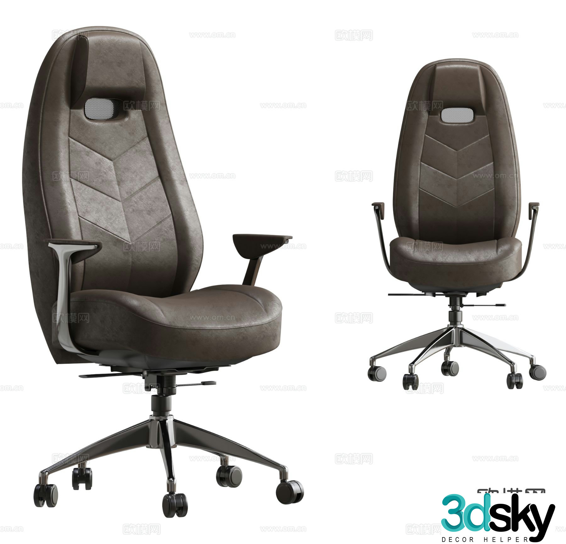 Office chair executive chair boss chair 3d model