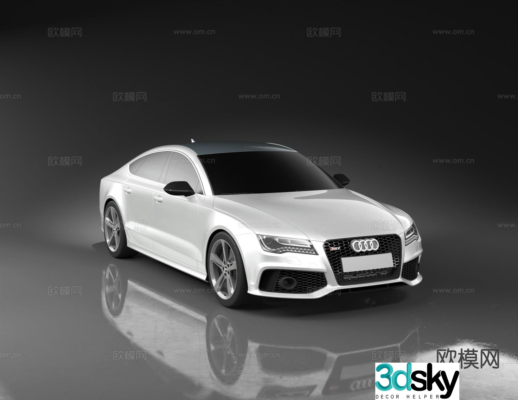 Audi car 3d model