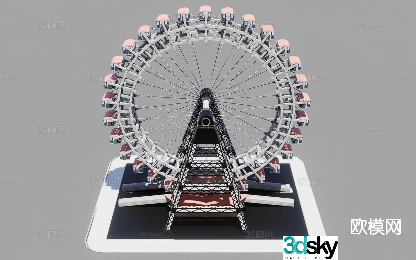 Ferris wheel 3d model