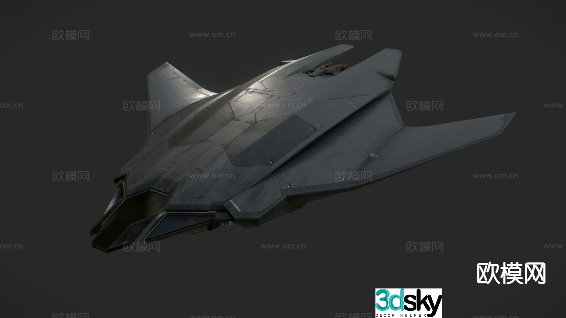 airplane bomber fighter 3d model