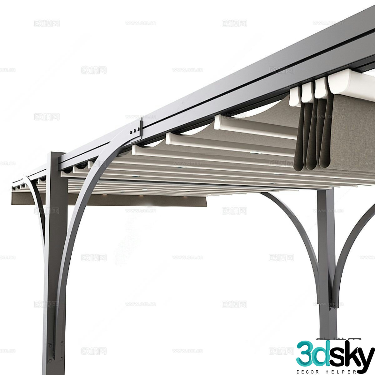 Awning Electric Pergola 3d Model