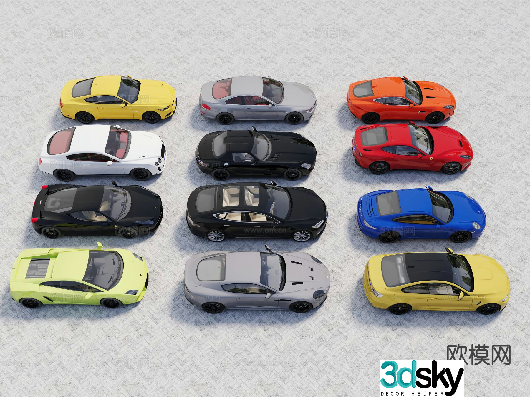 car sports car 3d model