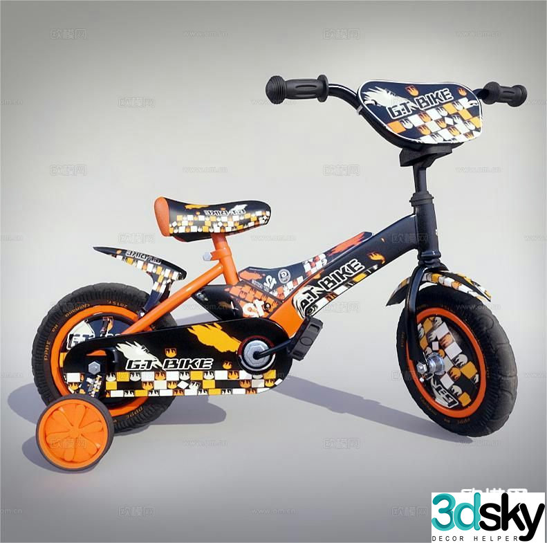 children’s bicycle bicycle 3d model