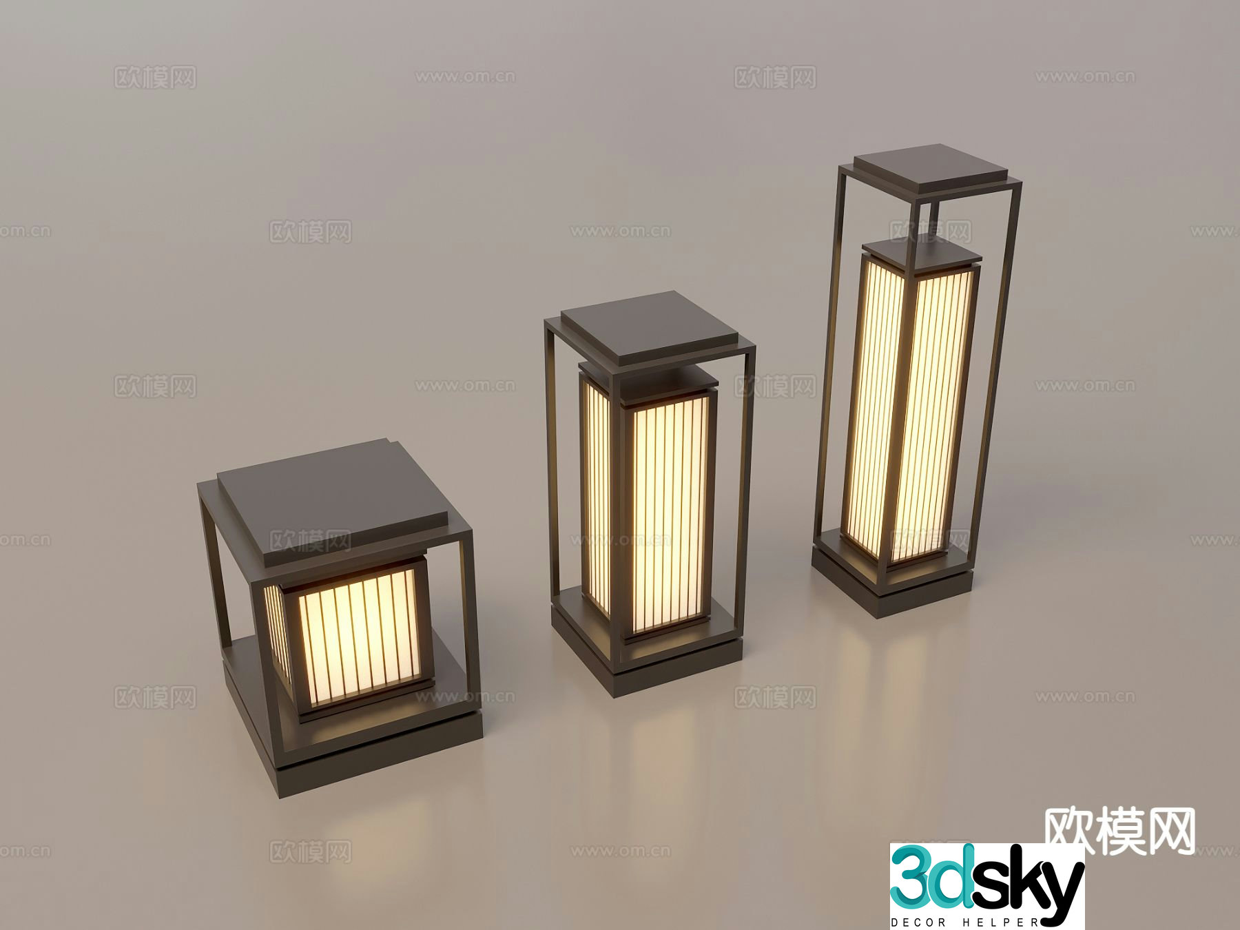 Outdoor light Landscape light Lawn light Garden light 3d model