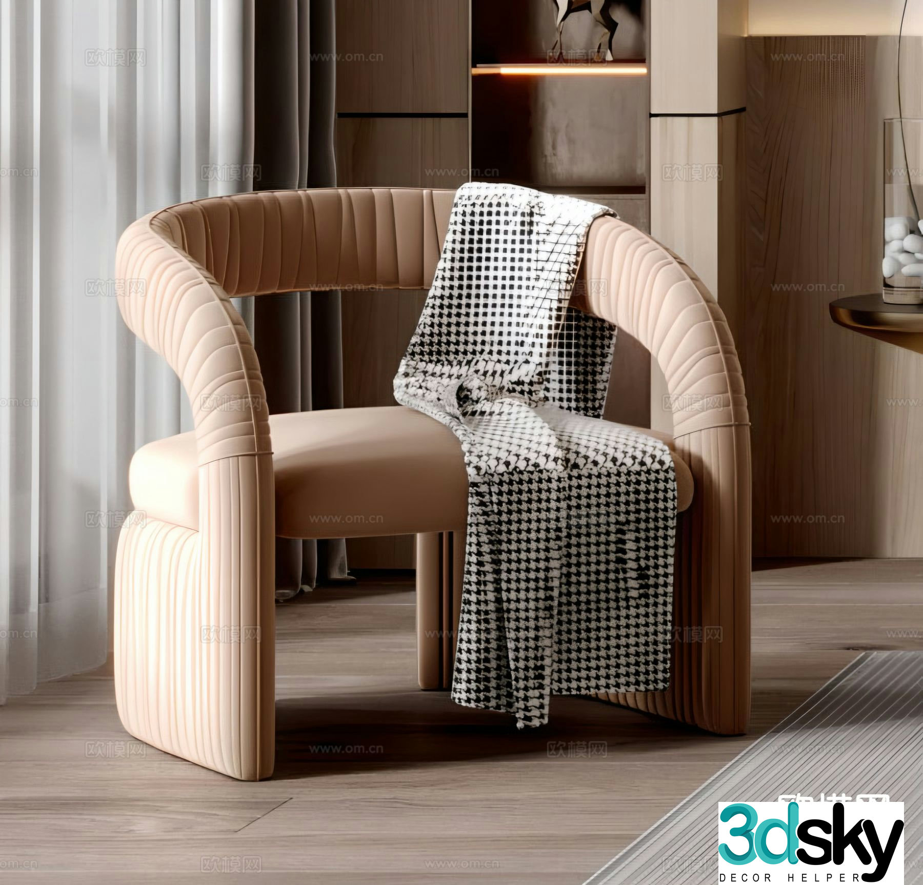 Sofa chair leisure chair 3d model