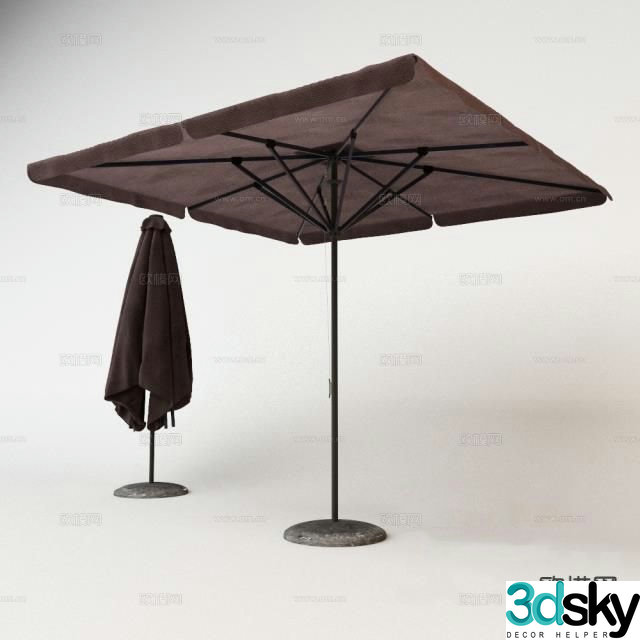 Modern awning awning 3d model