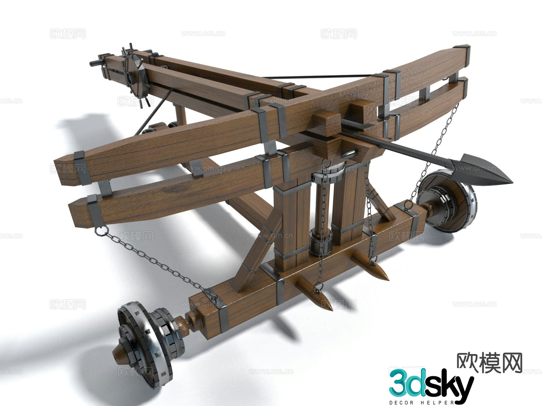 weapon crossbow 3d model