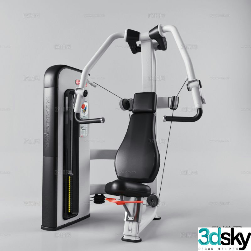 Fitness equipment chest trainer 3d model