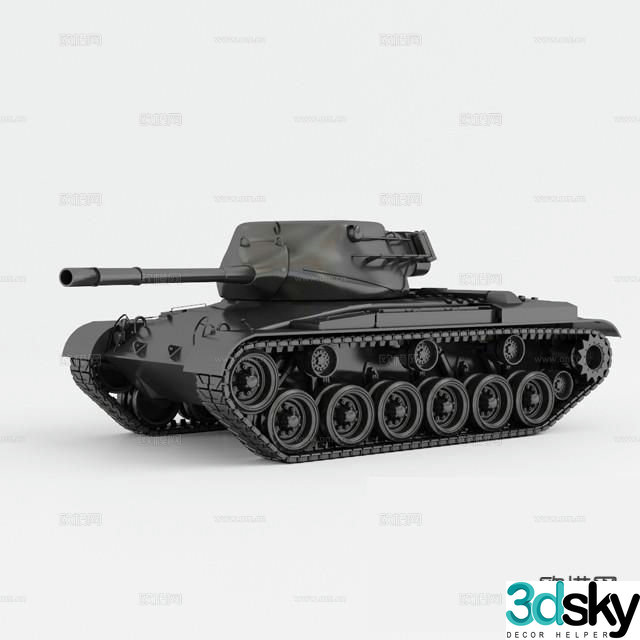 Weapons and equipment tanks armored vehicles 3d model