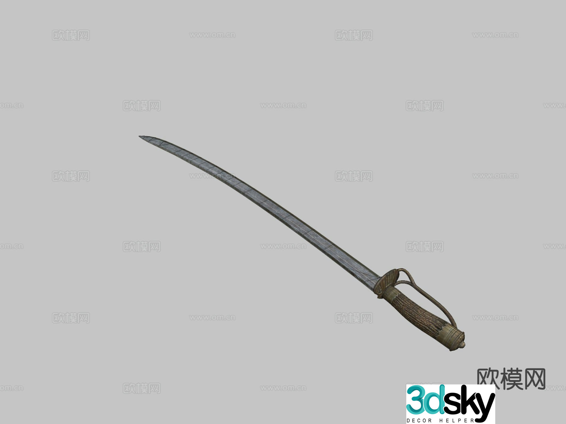 hanging sword 3d model