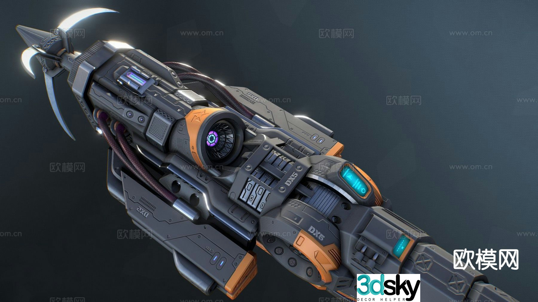 DX5 mobile rifle 3d model