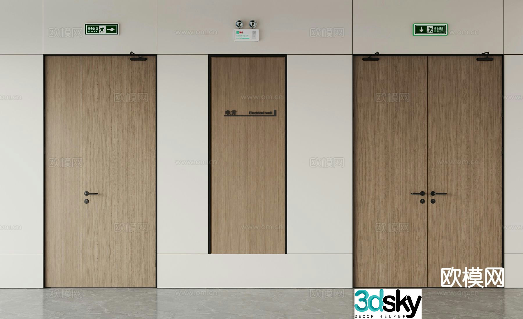 fire door fire door 3d model