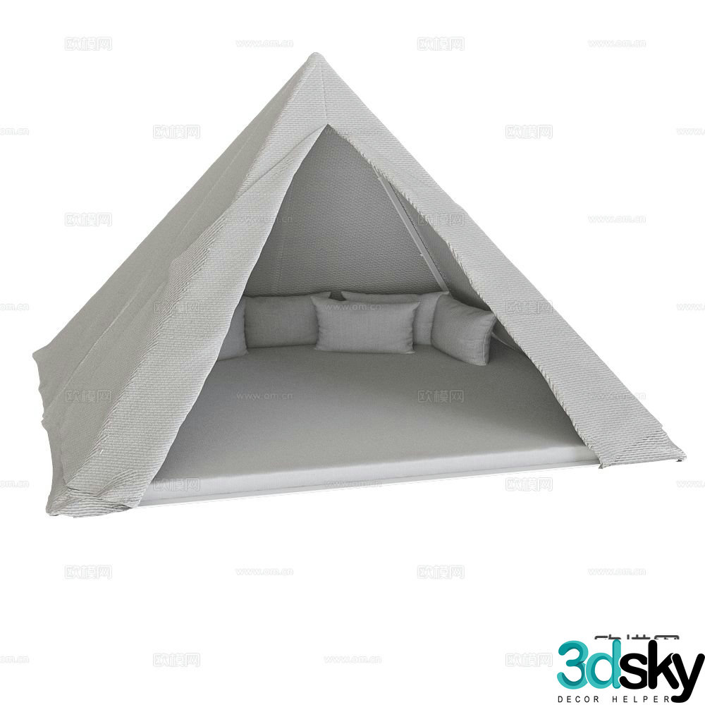 GandÃ­a Blasco tent 3d model