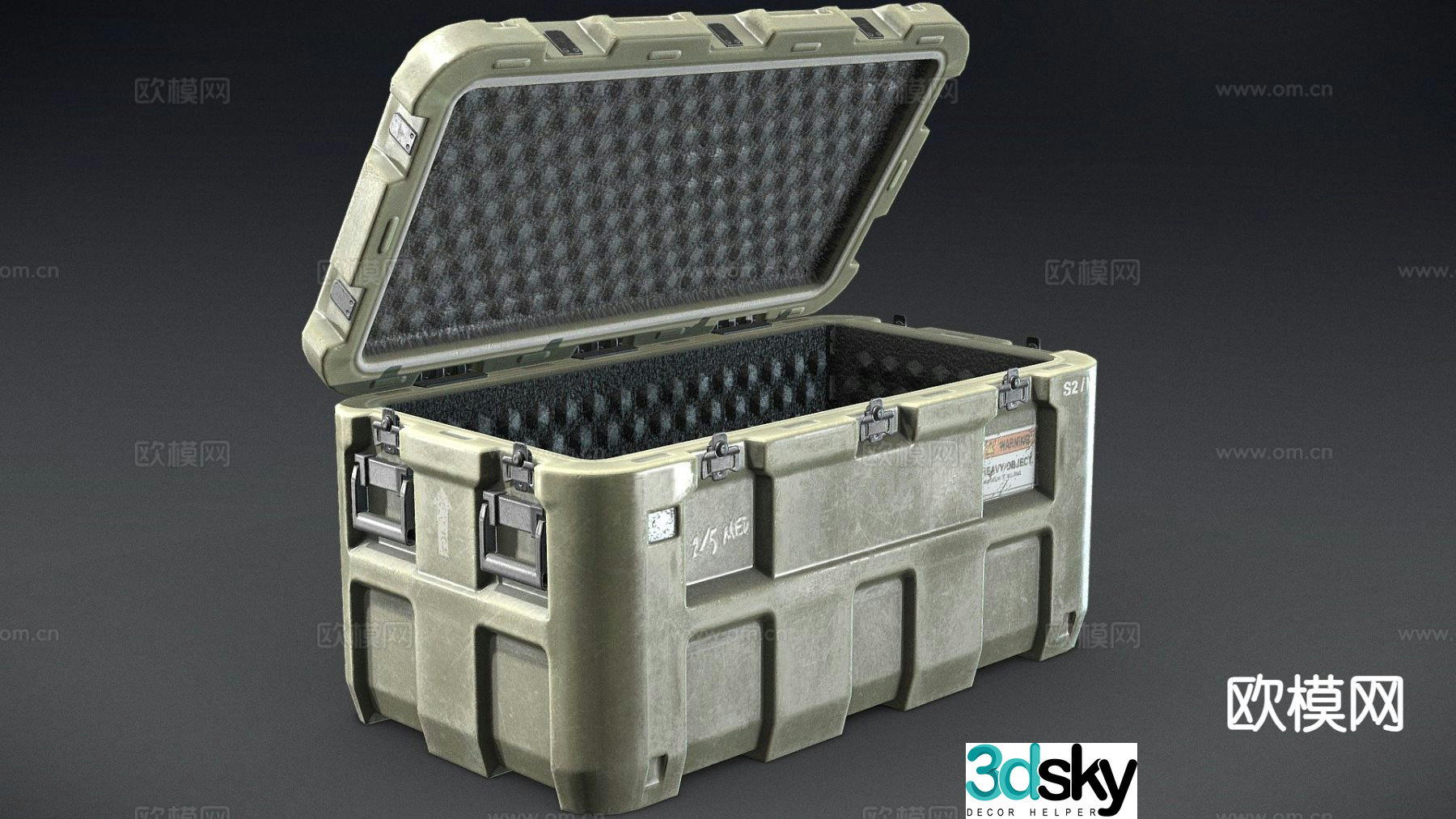 military box 3d model