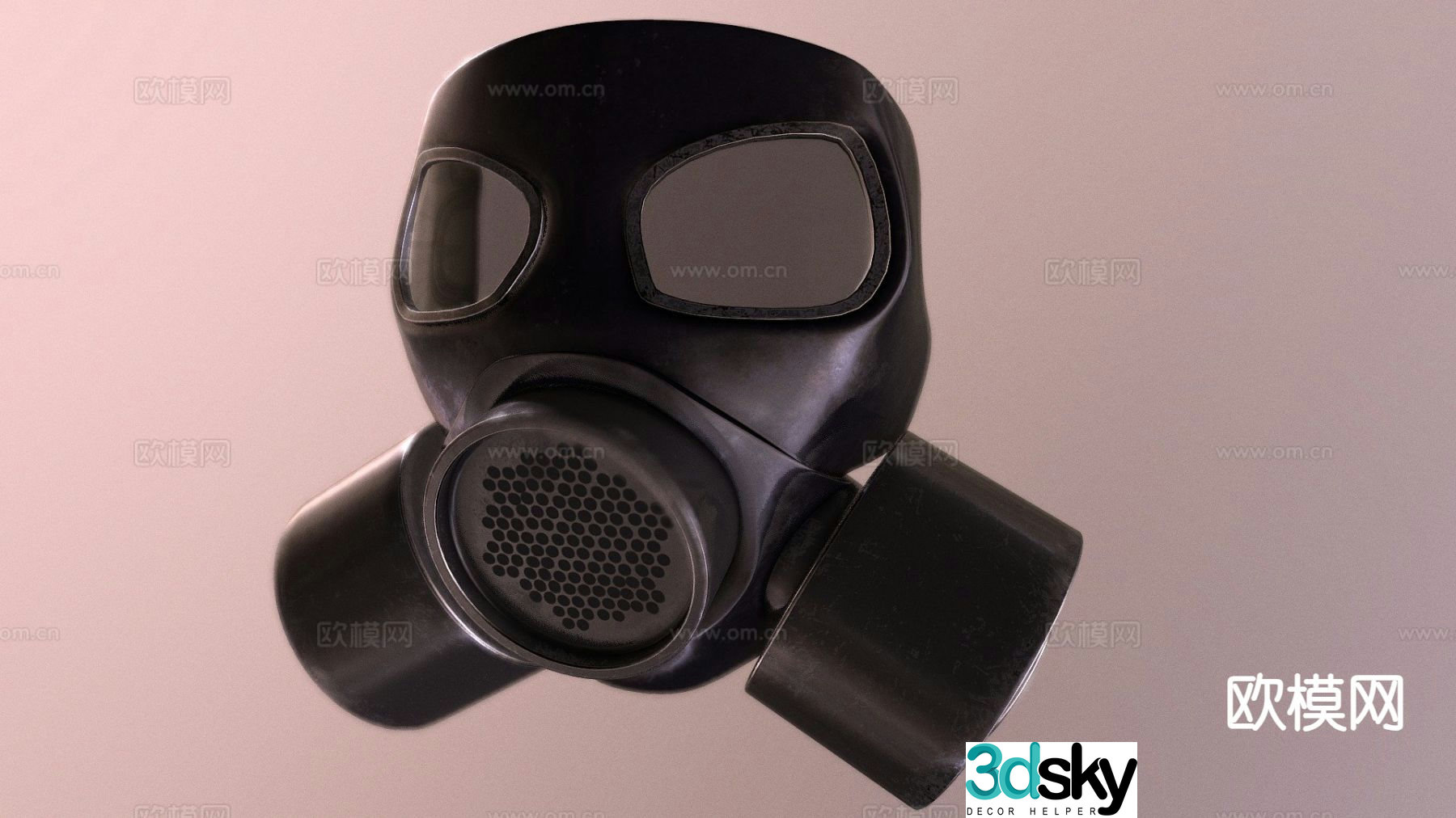 gas mask 3d model
