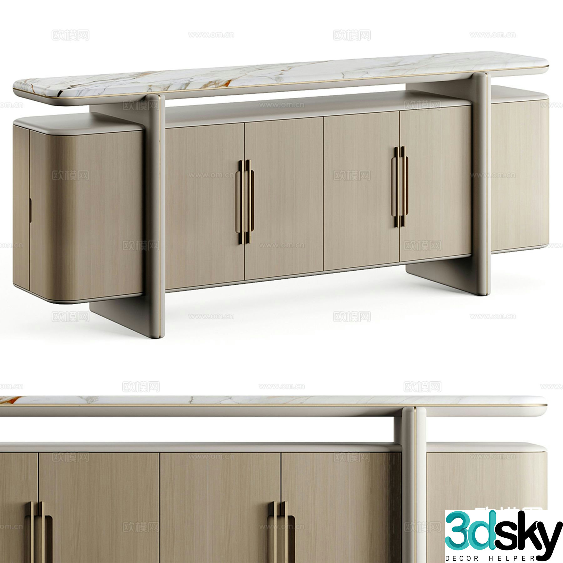 Casa Magna modern sideboard 3d model