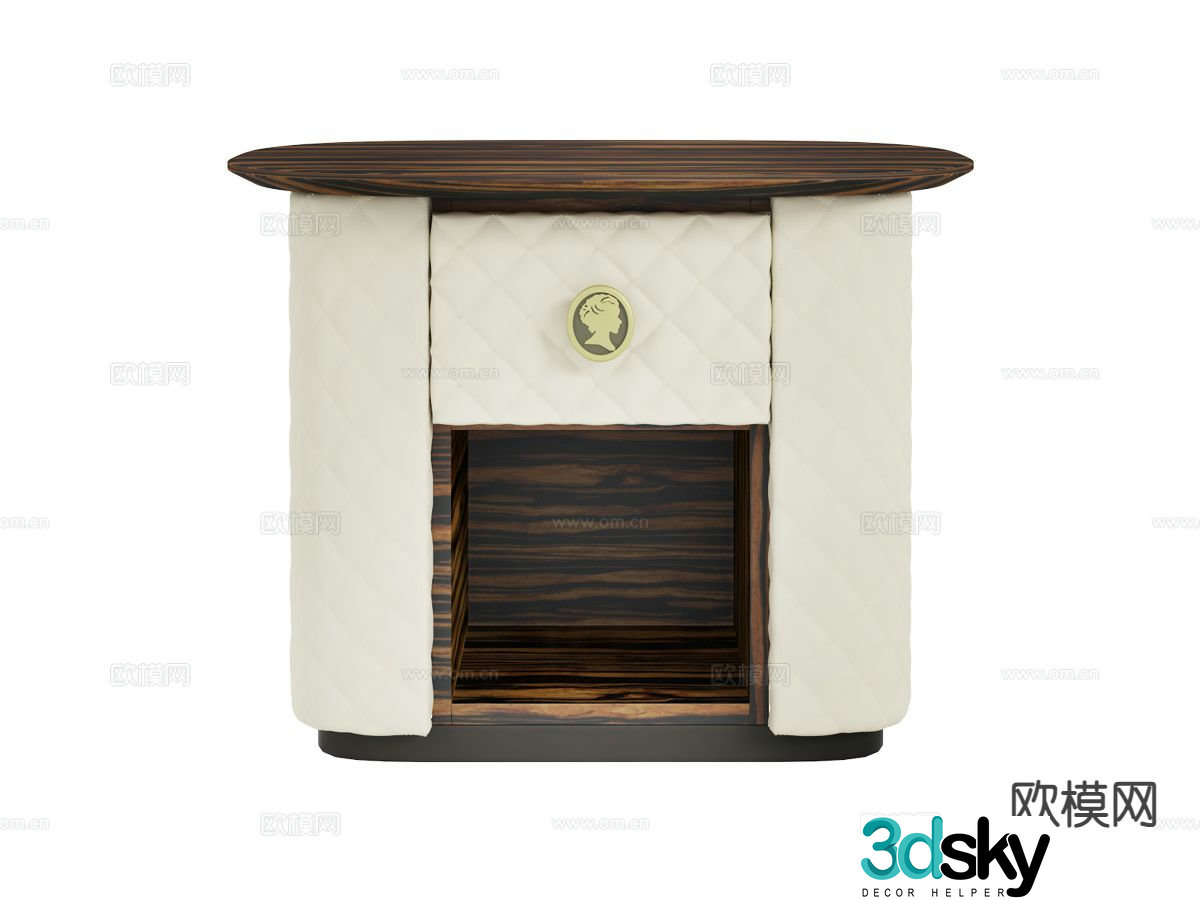 alberta-penelope bedside table 3d model