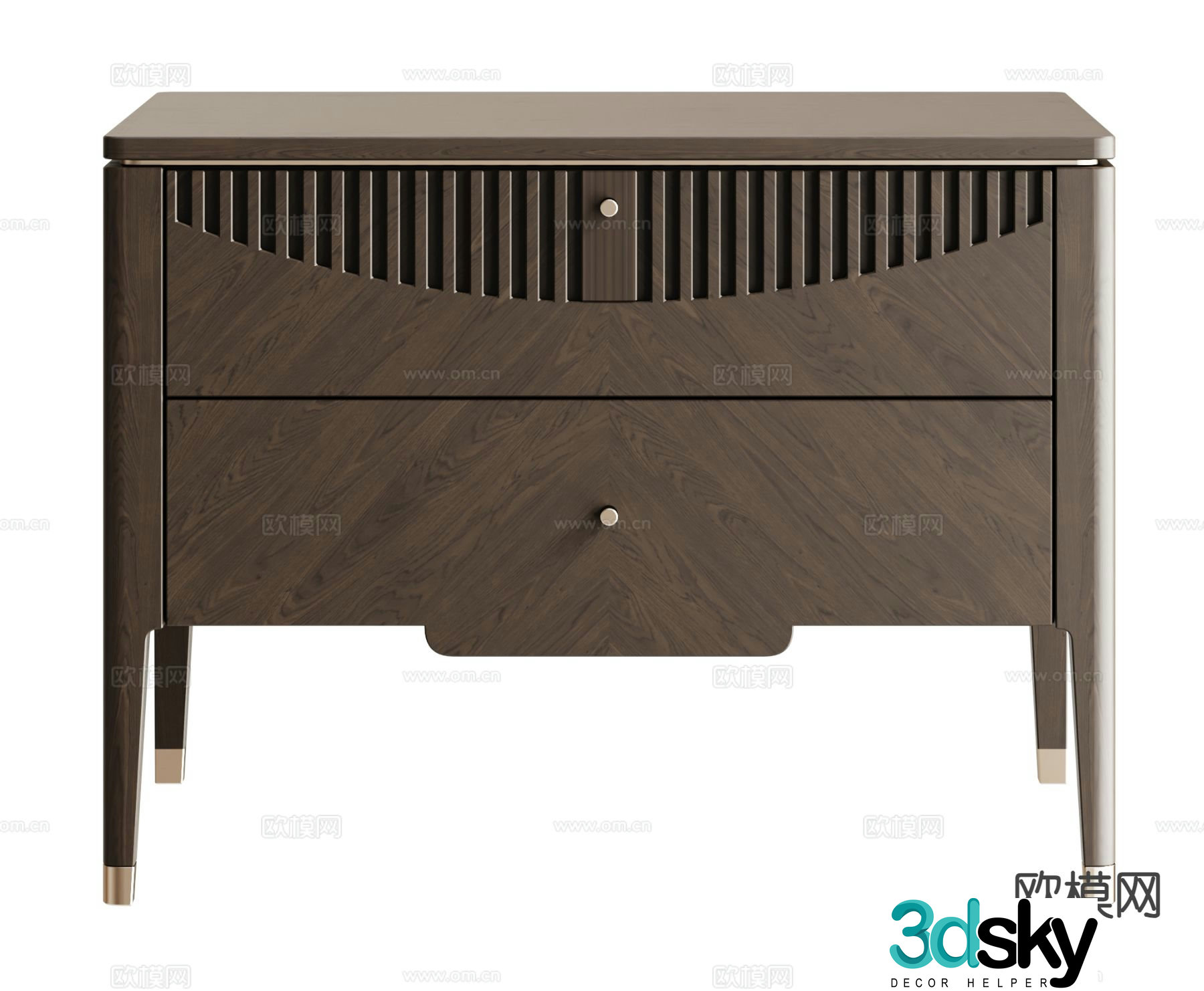 AnaRoque modern bedside table 3d model