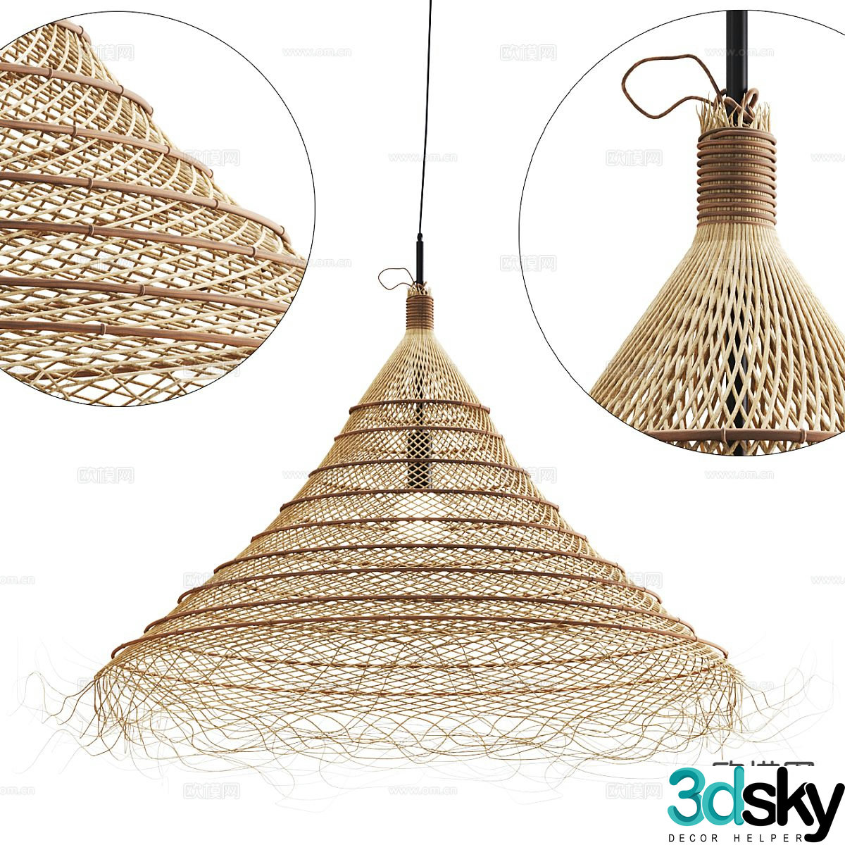 Wasabi Chandelier chandelier 3D model