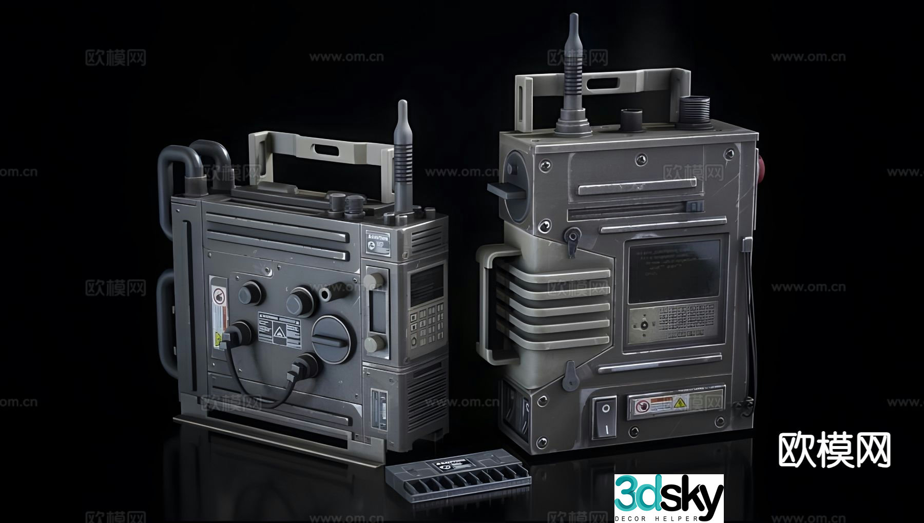 Receiver Telegraph 3d model