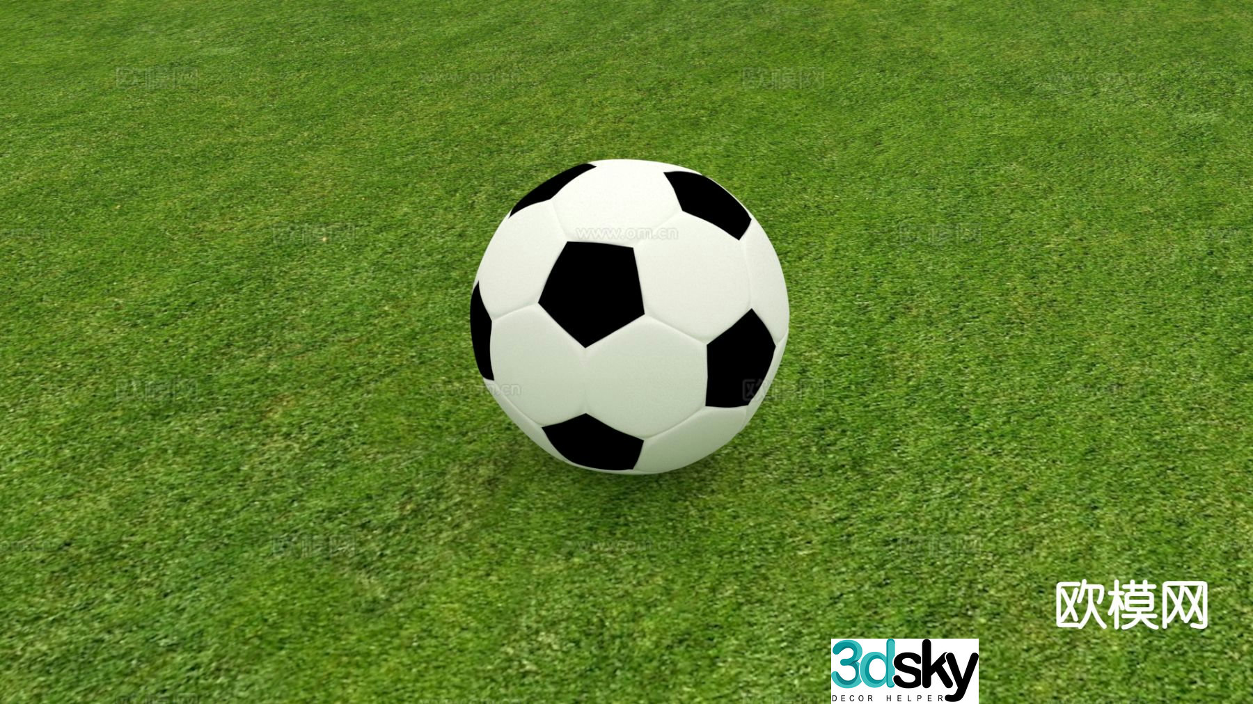 Football 3d model