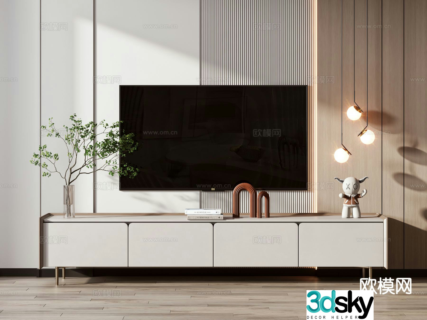 Modern TV cabinet 3d model