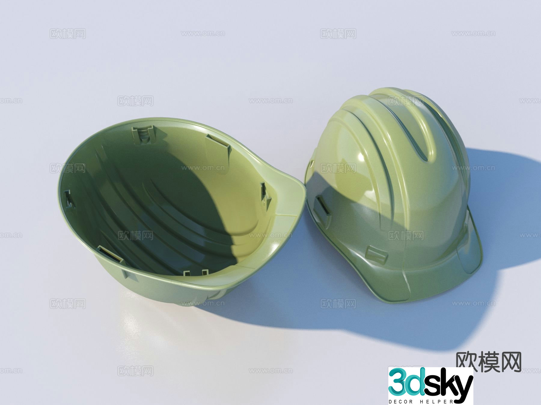 hard hat helmet helmet 3d model