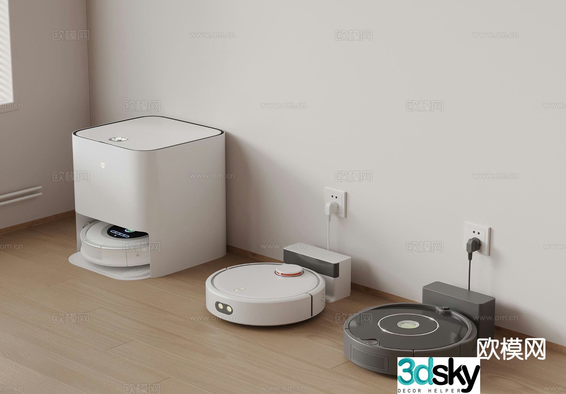 Sweeping robot 3d model