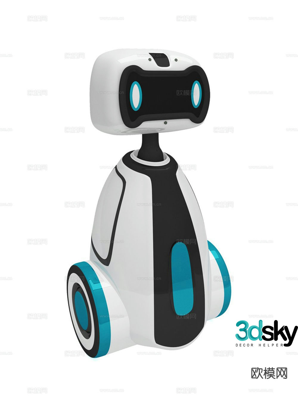 Intelligent robot 3d model