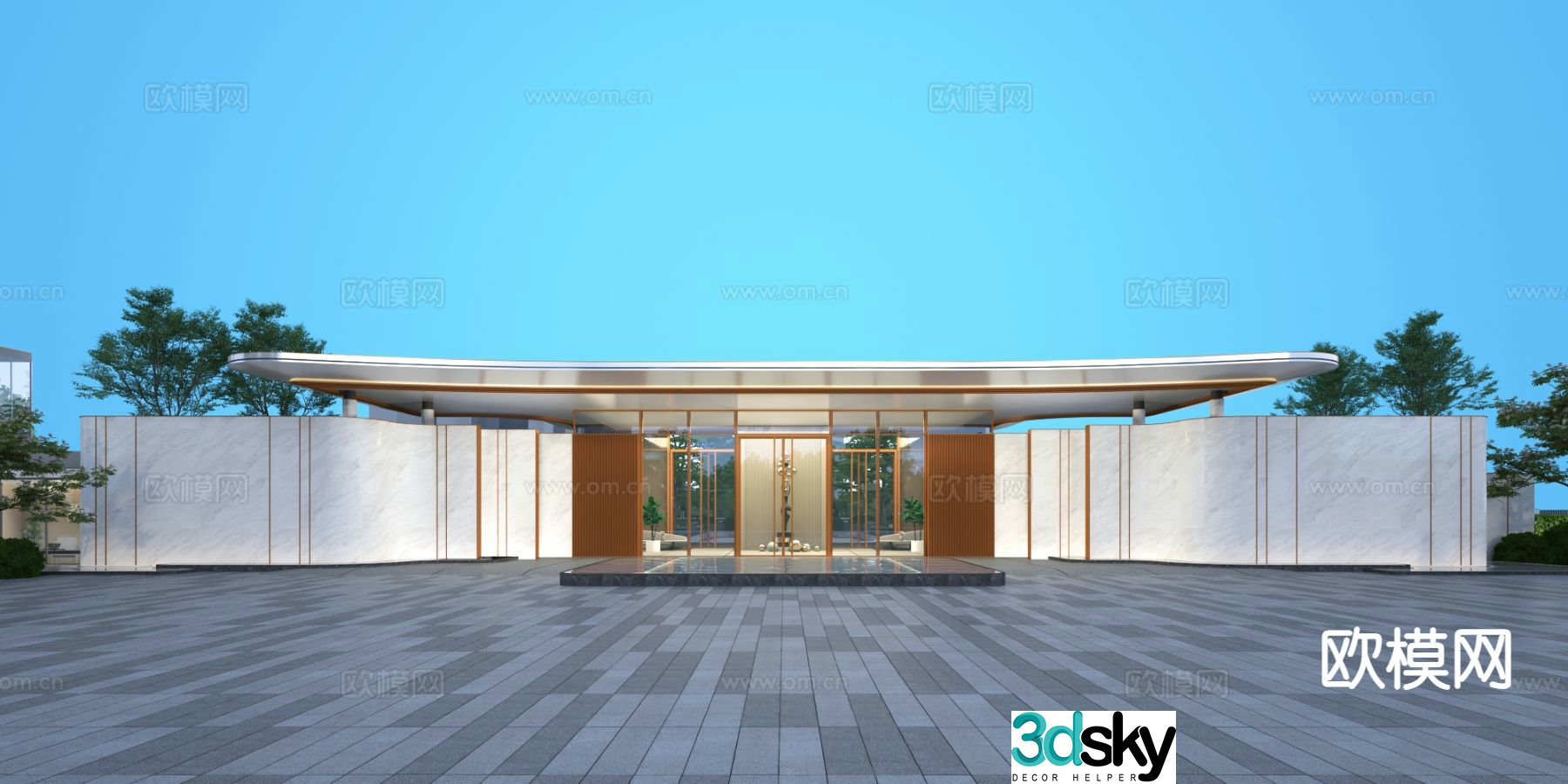 Clubhouse door Clubhouse door 3D model