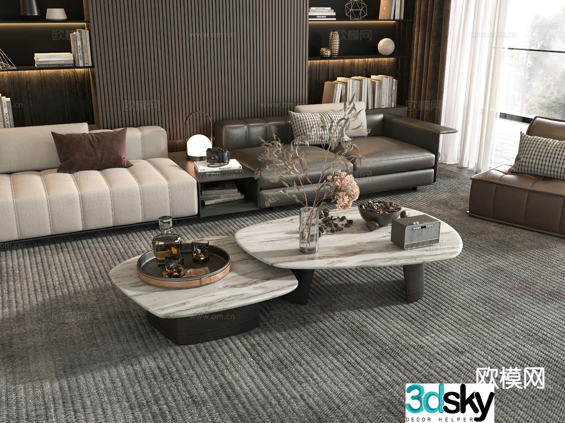 3D model of mother-in-law coffee table