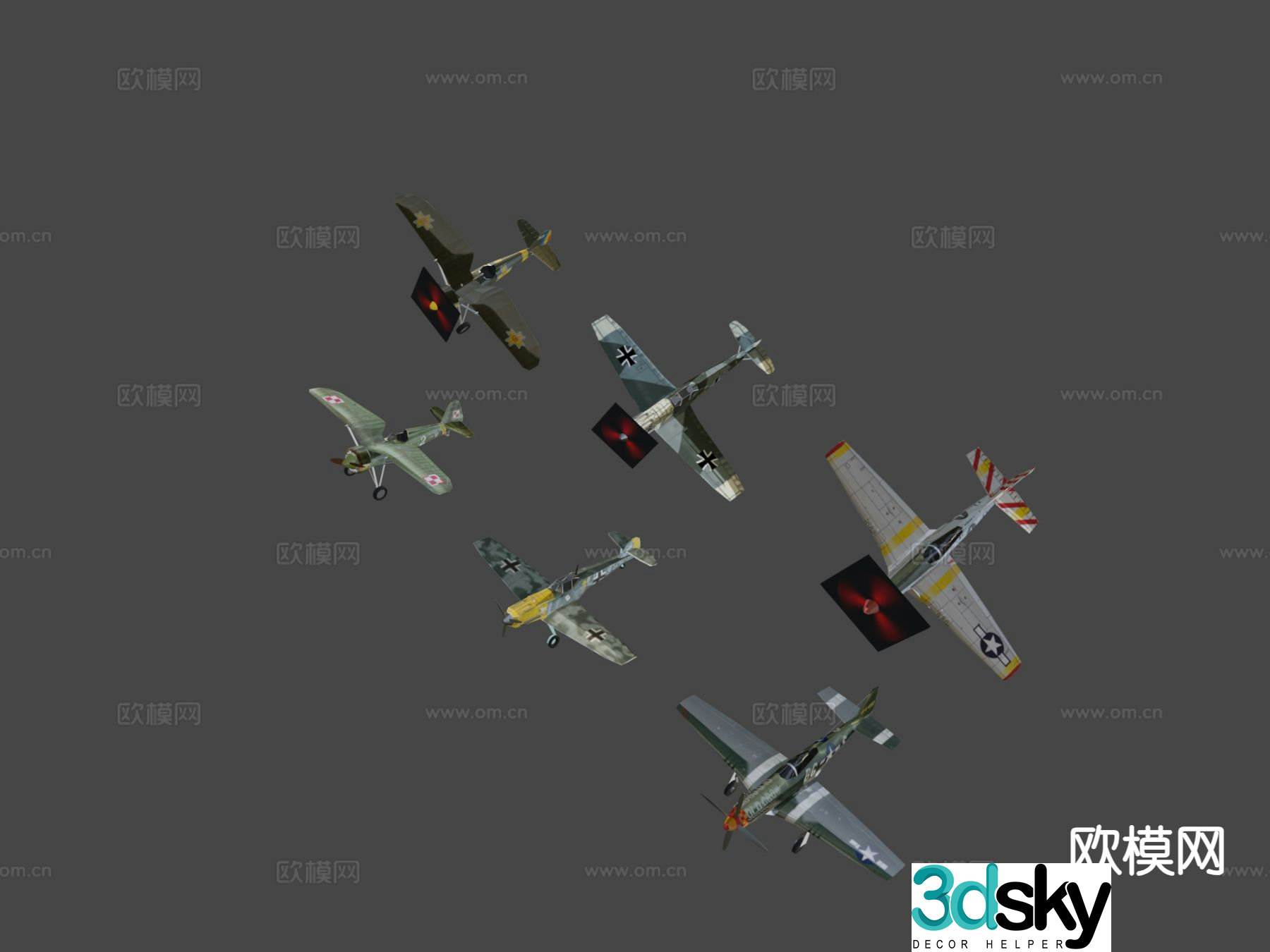 Modern fighter jet 3d model