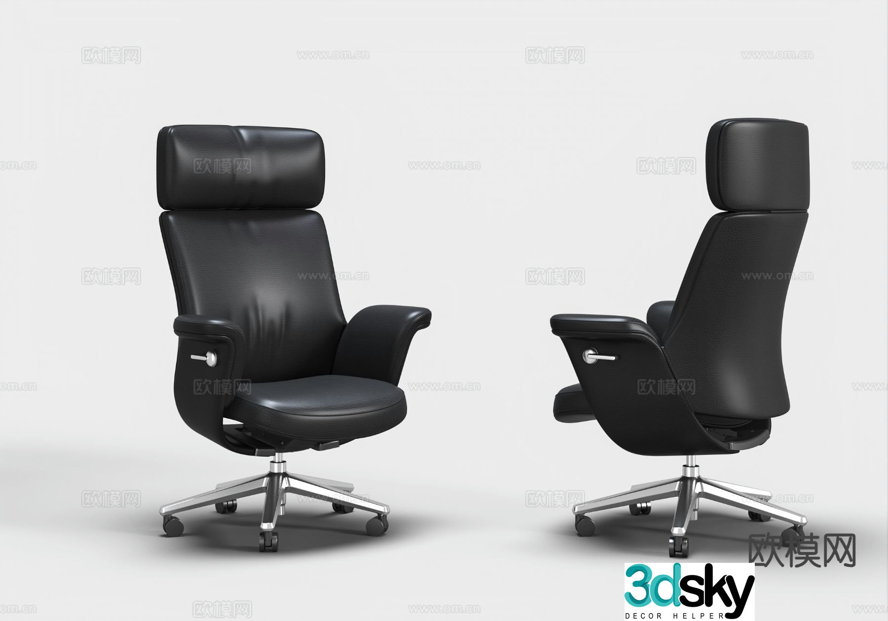 Modern office chair 3d model