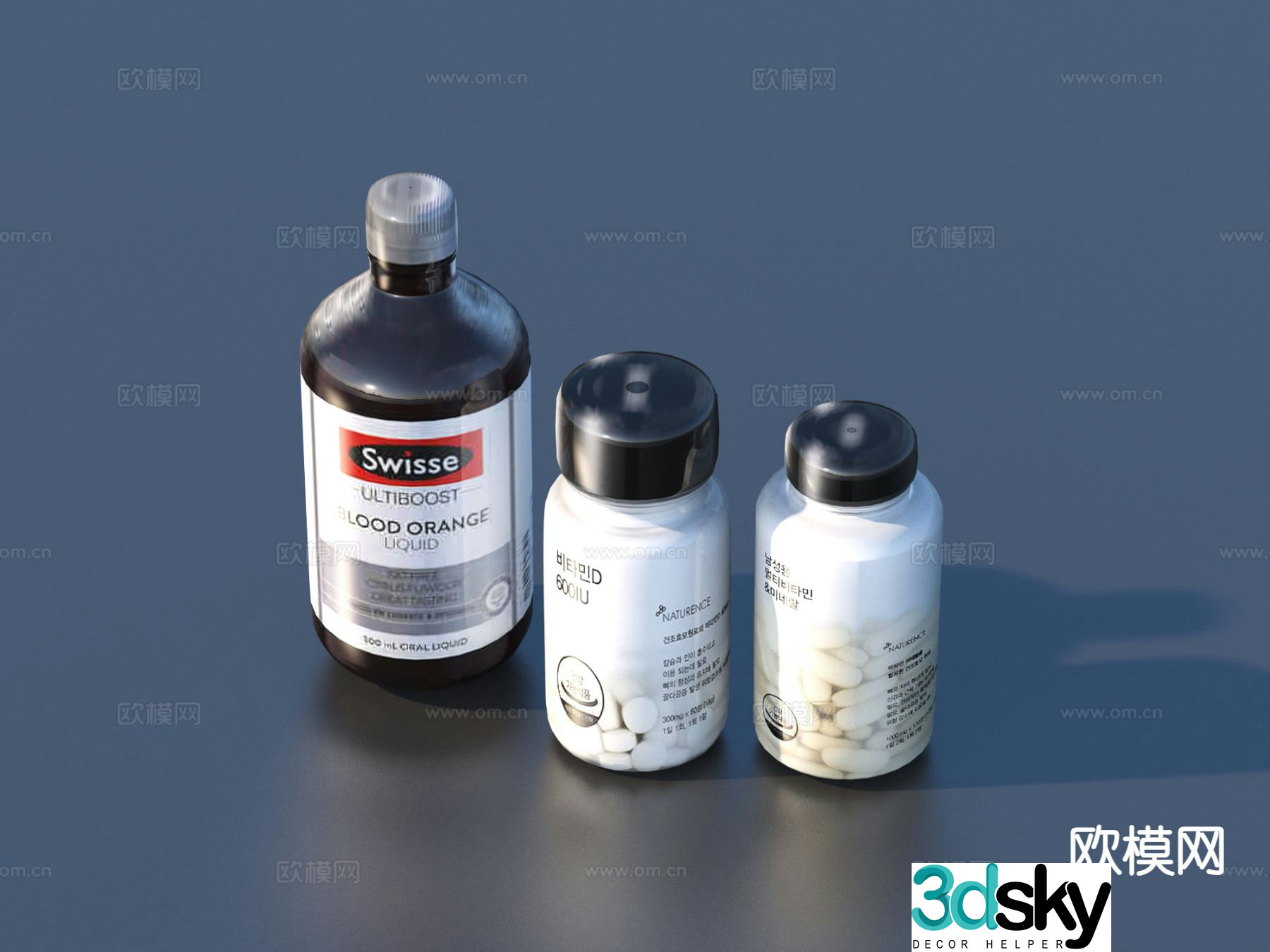 Medical supplies drugs drugs potion 3d model