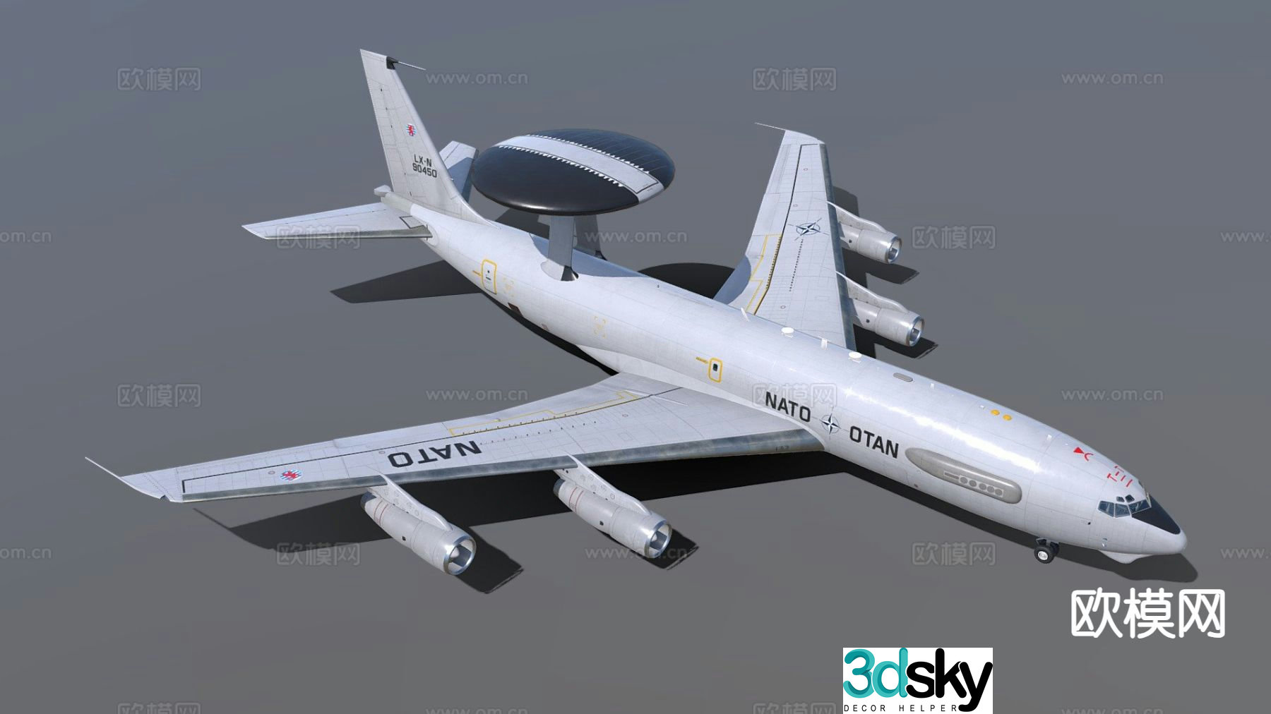 military aircraft bomber 3d model