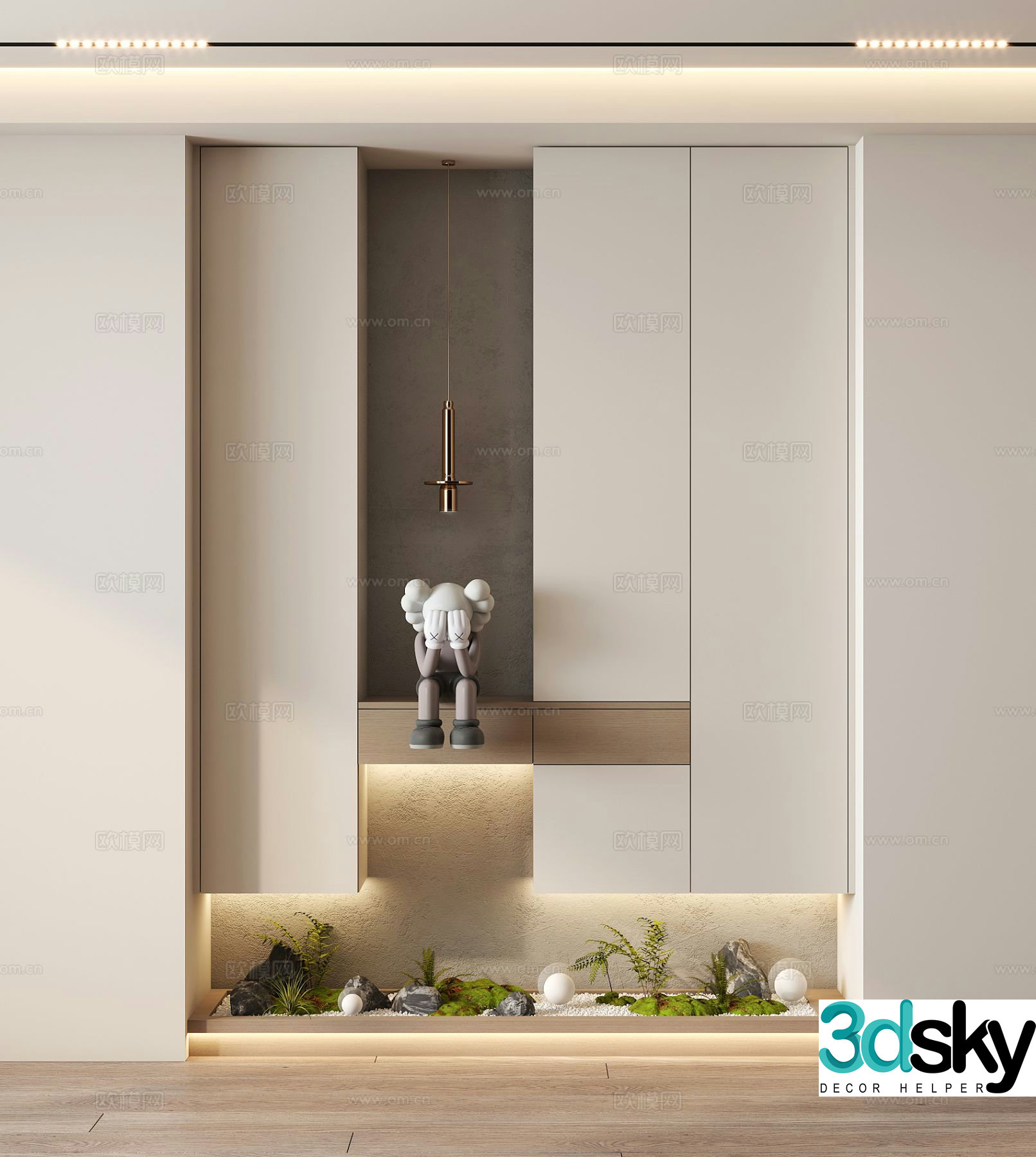 Entrance shoe cabinet Entry shoe cabinet 3D model