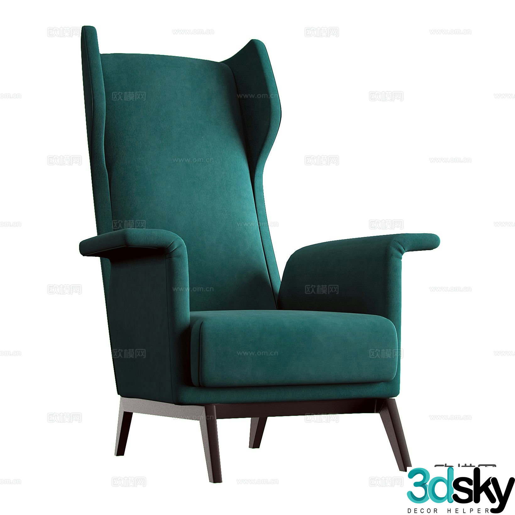 American sofa casual sofa 3d model