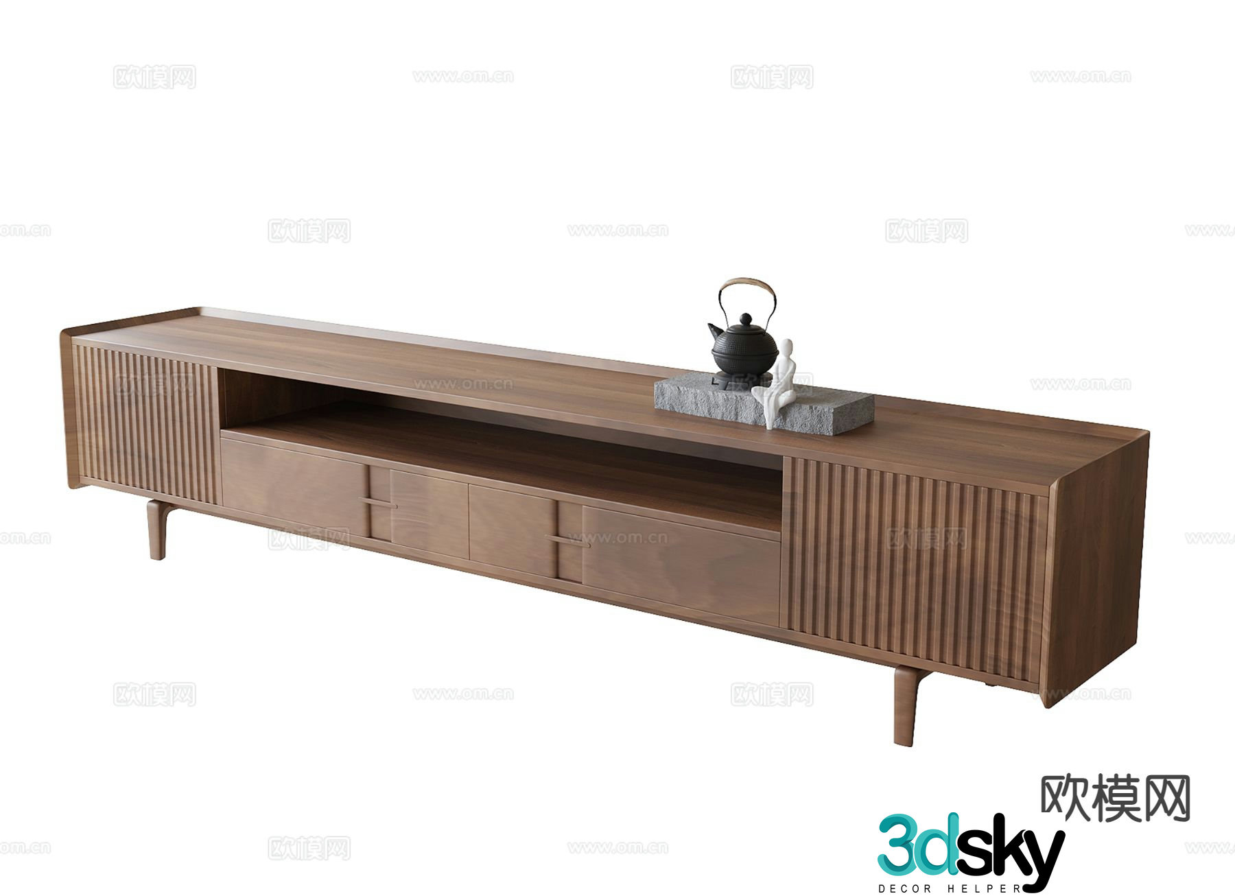 New Chinese style TV cabinet 3d model