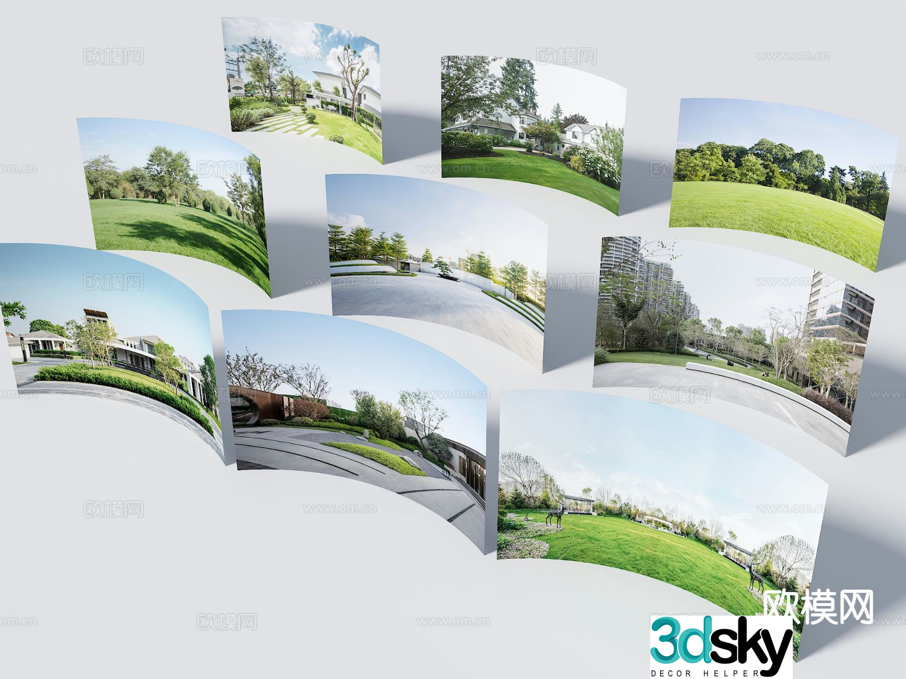 Park exterior woods exterior 3D model