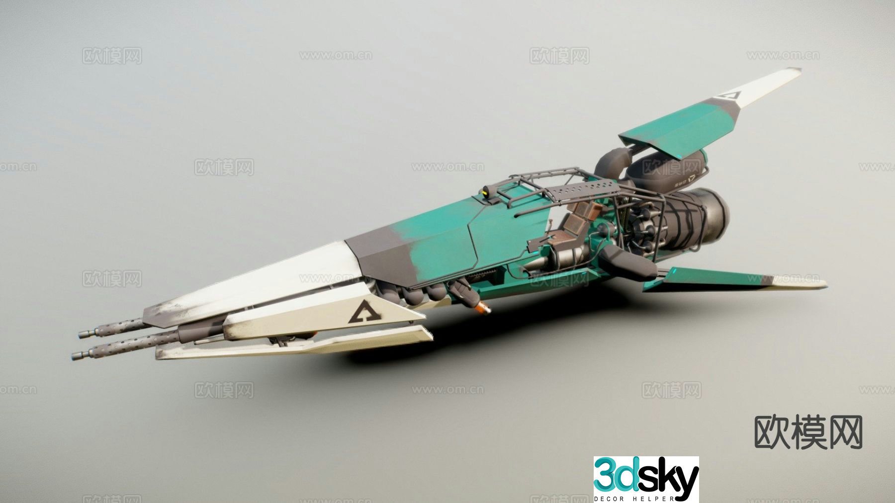 Valkyrie battleship 3d model