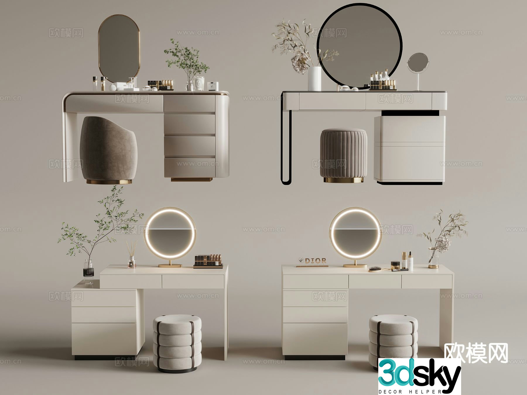 Dressing table dressing table 3d model