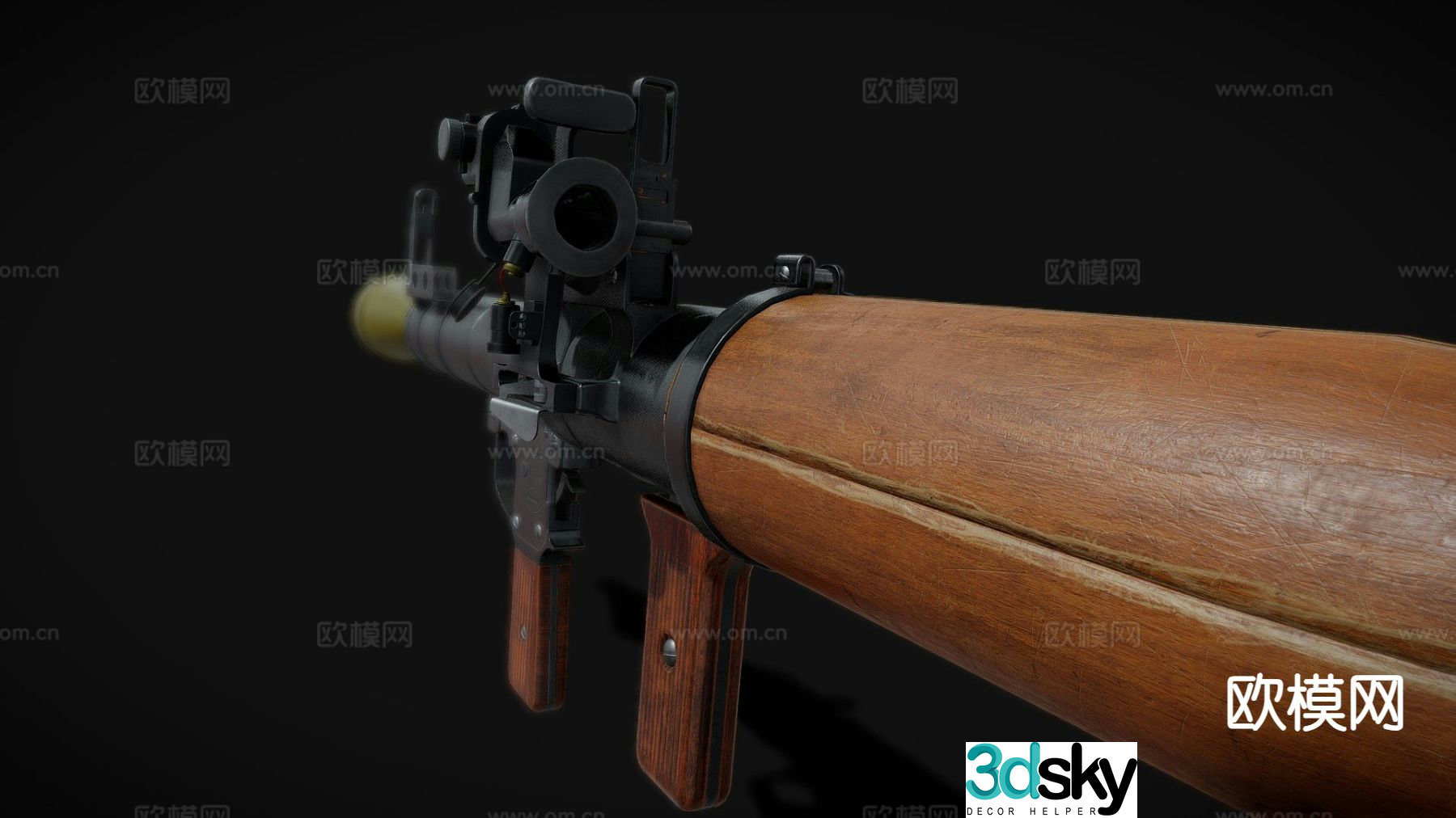 rocket launcher 3d model