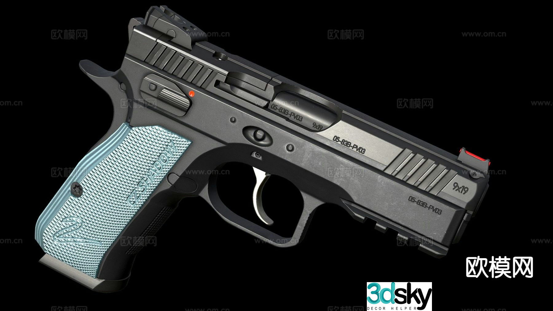 Pistol 3d model