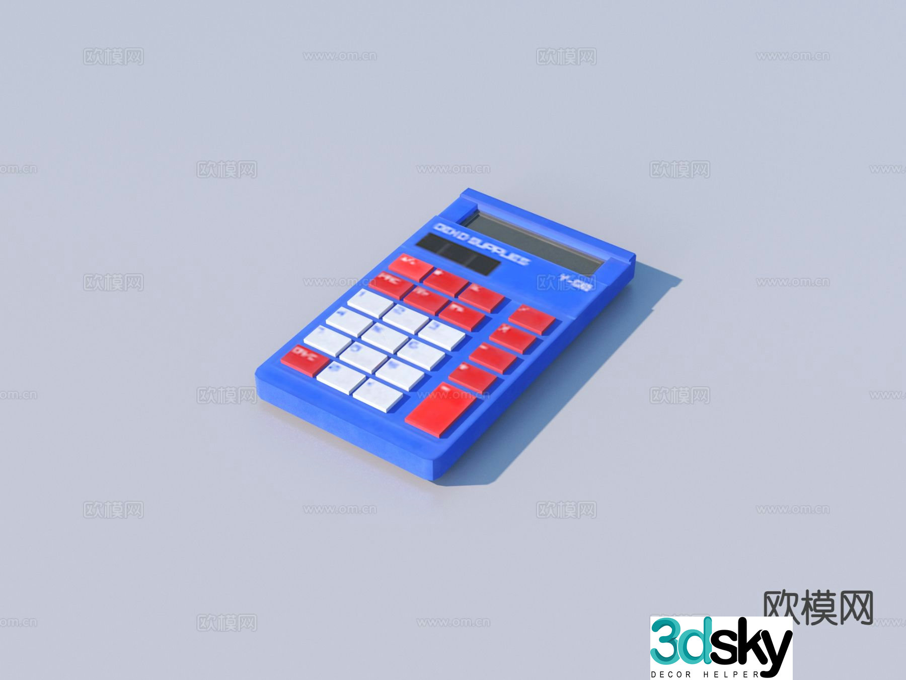 computer electronic calculator 3d model