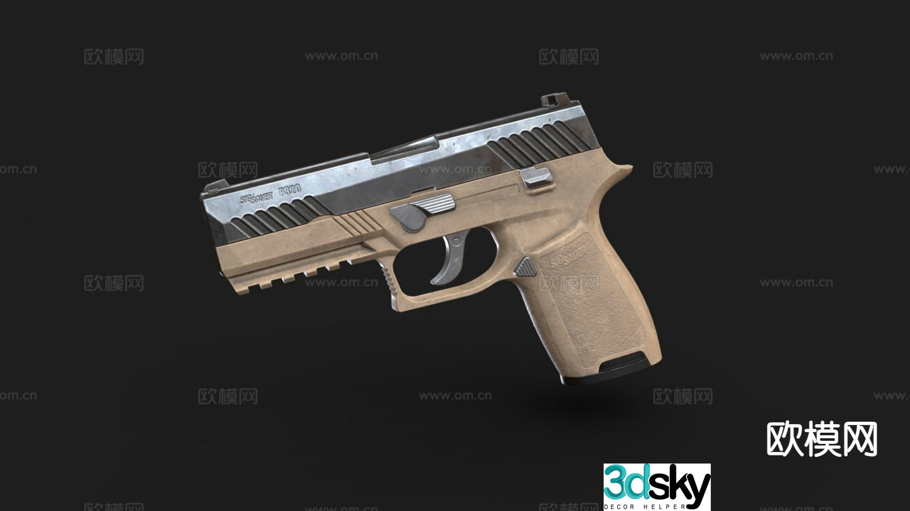Pistol 3d model