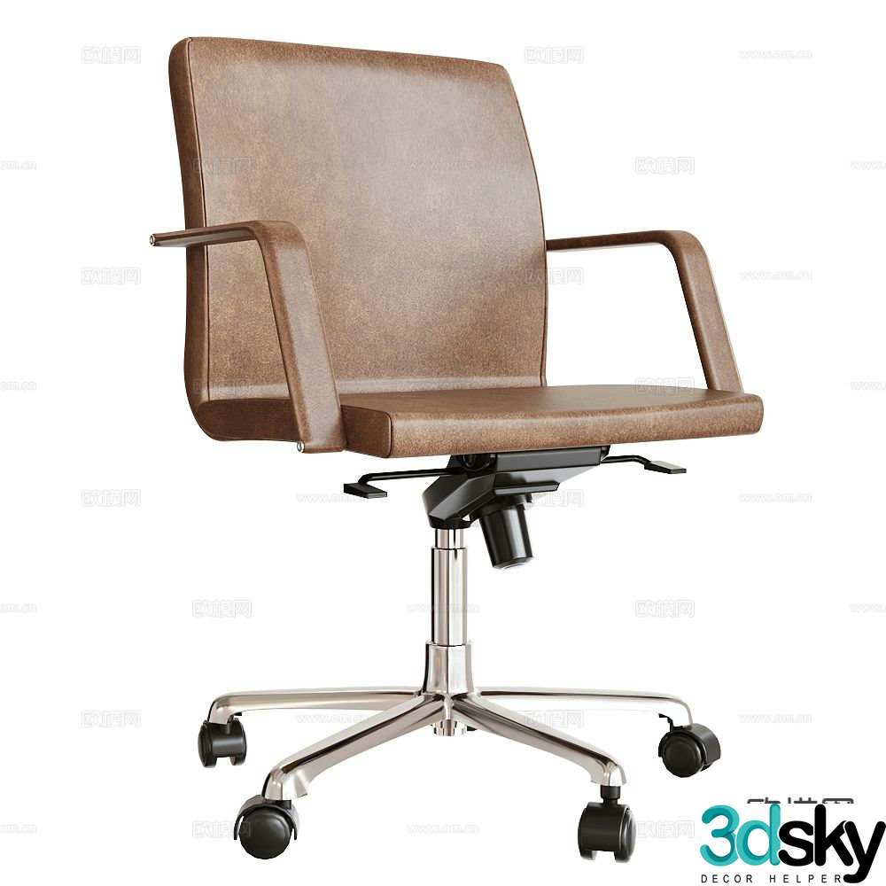 Polflex office chair conference chair staff chair 3d model