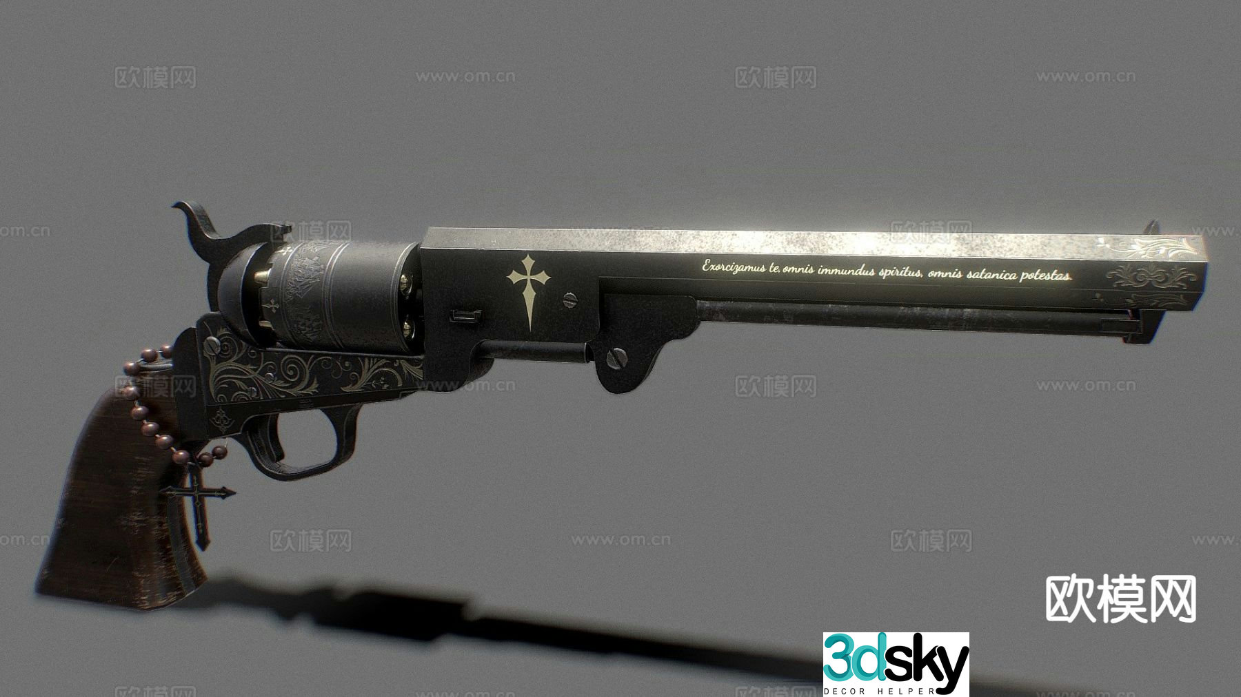 exorcist revolver 3d model