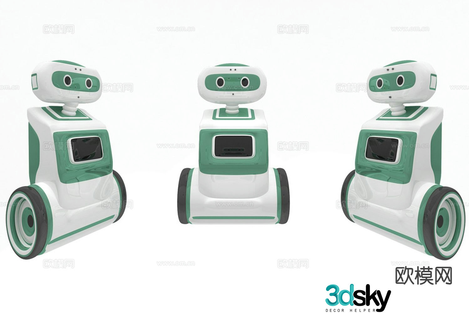 Intelligent robot 3d model