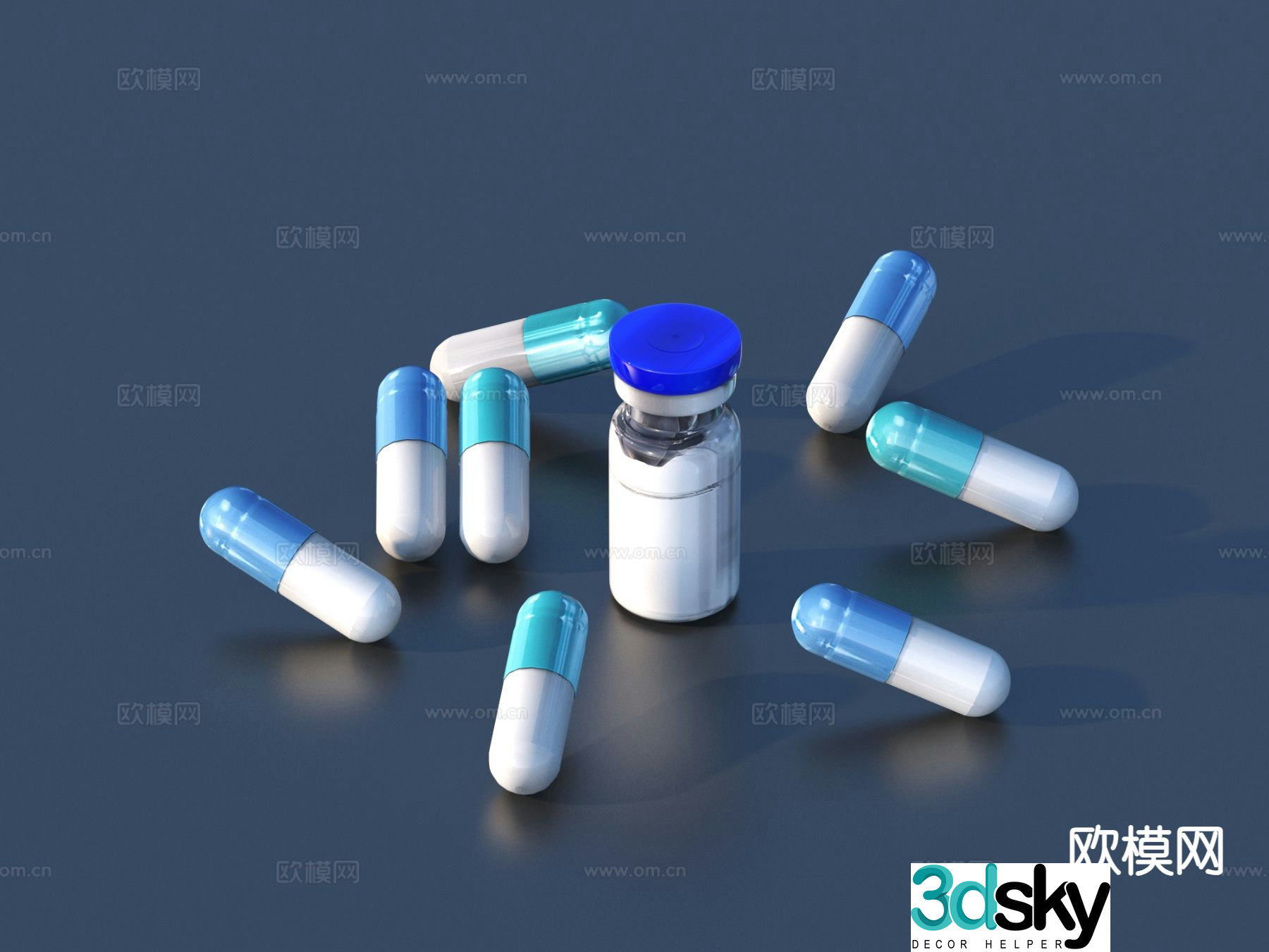 medical supplies drugs drugs 3d model